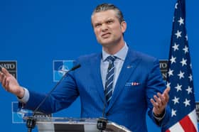 US Defence Secretary Pete Hegseth insisted 'there is no betrayal' amid growing concerns over Donald Trump's stance on the Ukraine War (Picture: Omar Havana)