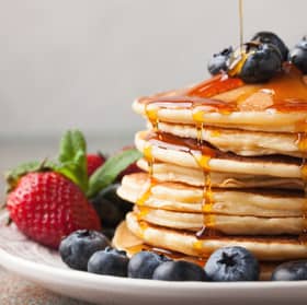 It's traditional to make pancakes on Shrove Tuesday.
