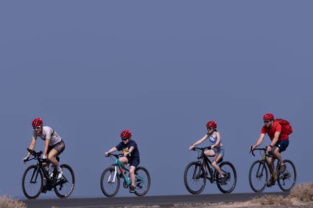 Cycling is a healthy habit worth learning at a young age (Picture: Michael Steele)