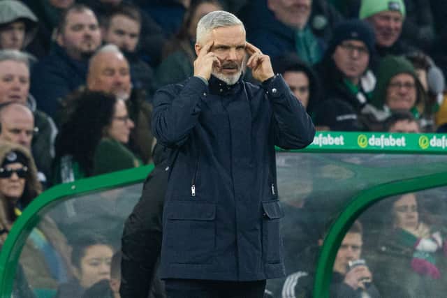 Dundee United manager Jim Goodwin was magnanimous in defeat.