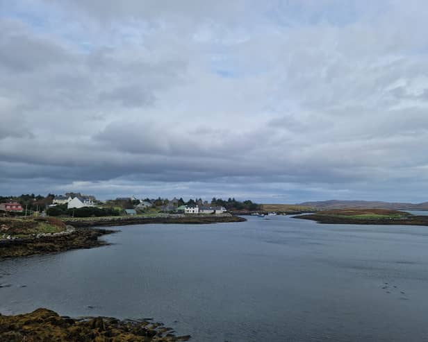 Lochmaddy, on North Uist 