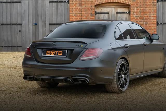 Your neighbours won't thank you for the sound that comes out of those four exhausts