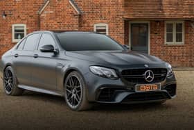 With a 600bhp V8 engine, the E63S AMG is a true muscle car