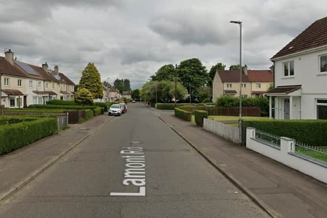 Lamont Road, where the incident took place