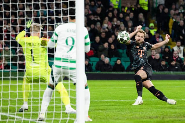 Harry Kane scored for Bayern Munich against Celtic in the first leg.