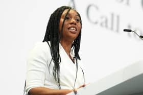 Conservative leader Kemi Badenoch warned about the fall of Western civilisation as she urged her party to reform itself (Picture: Jordan Pettitt)