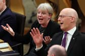 Finance Secretary Shona Robison and John Swinney can simply demand more money from Westminster to pay for Scotland's extra large public sector (Picture: Jeff J Mitchell)
