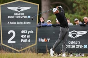 American ace Max Homa in action during last year’s Genesis Scottish Open at The Renaissance Club 