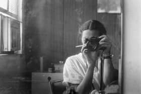 A self-portrait of Franki Raffles during a trip to the Soviet Union.