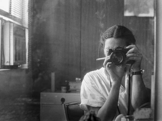 A self-portrait of Franki Raffles during a trip to the Soviet Union.