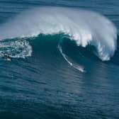 Ben Larg at Nazare