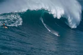Ben Larg at Nazare