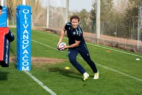 Jamie Ritchie at the Scotland training camp in Spain.