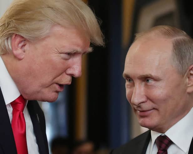 Donald Trump, seen meeting Vladimir Putin in Vietnam in 2017, may seem like a winner now, but it is unlikely to last (Picture: Mikhail Klimentyev)