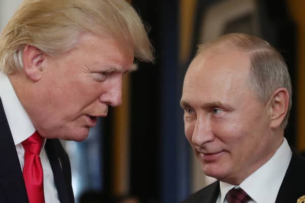 Donald Trump, seen meeting Vladimir Putin in Vietnam in 2017, may seem like a winner now, but it is unlikely to last (Picture: Mikhail Klimentyev)