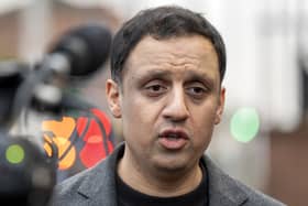 Scottish Labour leader Anas Sarwar speaking to the media last year
