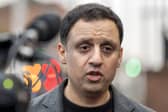 Scottish Labour leader Anas Sarwar speaking to the media last year