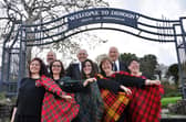 The Ceòlraidh Gaelic Choir, founded in Buenos Aires in 2002 by Guillermo Santana MacKinlay. It performed at The Mòd in Dunoon in 2018. Mr MacKinlay is pictured back right.