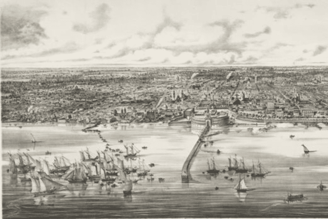 Buenos Aires in the mid 19th Century.