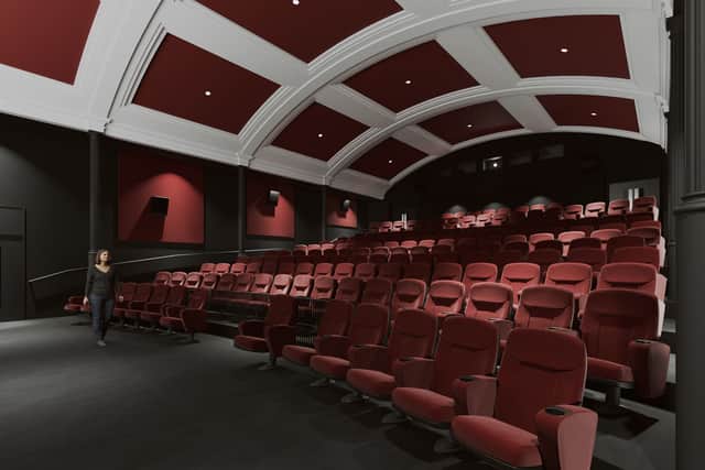 Generated image of what the Filmhouse will look like after renovation,