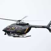 A Scottish air ambulance attended the scene