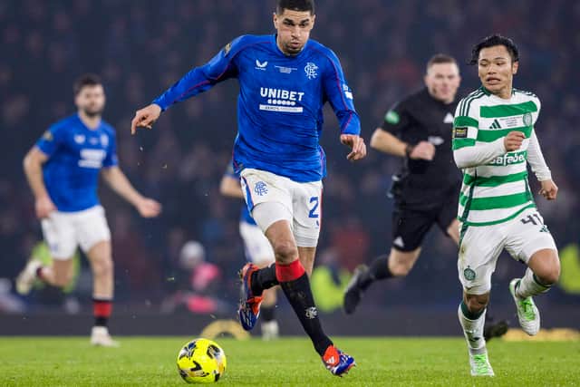 Rangers trail Celtic by 13 points in the title race.