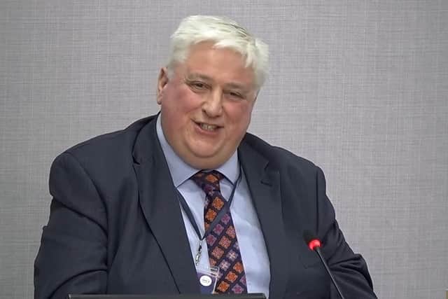 Eric McQueen gives evidence to the Scottish Covid-19 inquiry