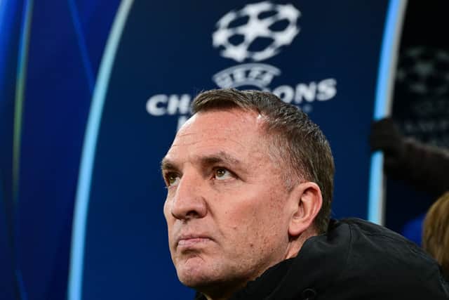 Celtic head coach Brendan Rodgers was close to masterminding the miracle of Munich. (Photo by TOBIAS SCHWARZ/AFP via Getty Images)