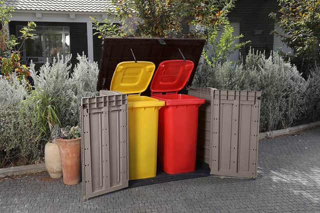 It can even be used to hide away wheelie bins