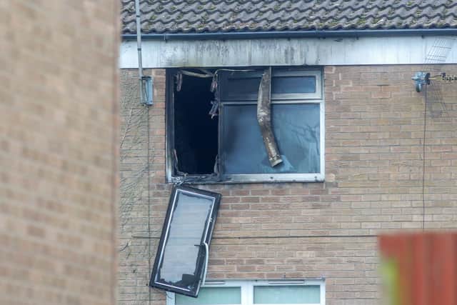 The Coppice in Coventry, West Midlands, November 8, 2024, where a house fire broke out, killing two people in the early hours of this morning.