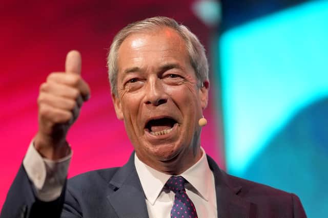 Reform UK leader Nigel Farage