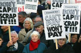 Protests against the council tax have been going on for years (Picture: Scott Barbour)