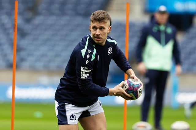 Kyle Rowe will replace Darcy Graham on the right wing against England.