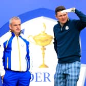 Paul McGinley and Justin Rose pictured during the 2014 Ryder Cup at Gleneagles 