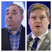 Alex Salmond and Chris McEleny