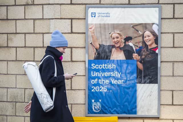 A poster at Dundee University