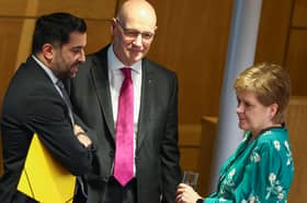 John Swinney may face the same fate as his predecessors as First Minister, Nicola Sturgeon and Humza Yousaf (Picture: Jeff J Mitchell)