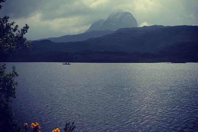 Glencanisp Lodge near Lochinver sits on the track leading to Suilven Mountain. The property will soon re-open as a boutique hotel.
