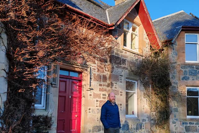 Lewis MacAskill, chairman of the Assynt Foundation, at Glencanisp Lodge.