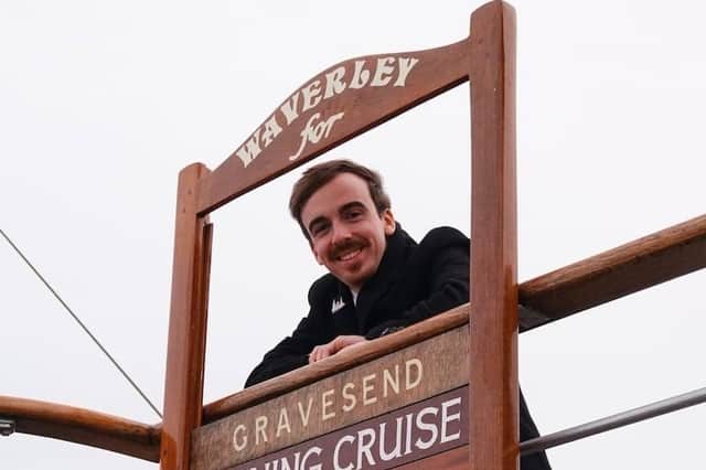 Waverley's Chief Purser Andrew Comrie