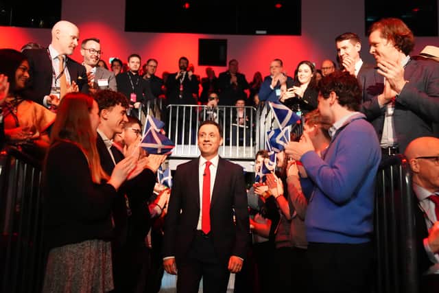 Anas Sarwar arriving at the Scottish Labour Party conference
