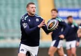 Scotland's Finn Russell during a training session at Allianz Stadium ahead of the England match.