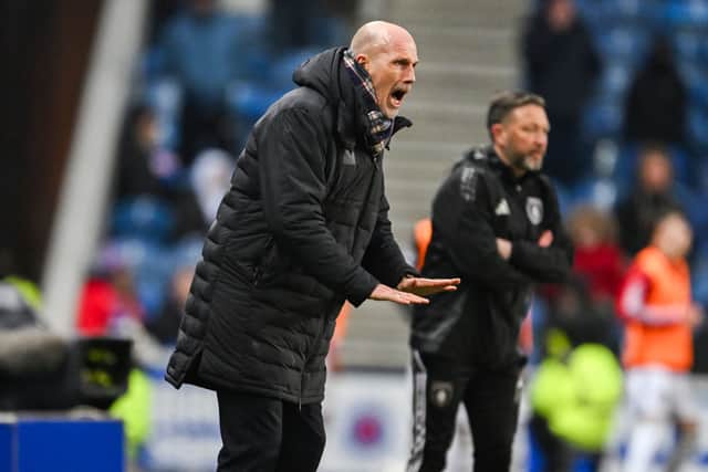 Rangers manager Philippe Clement during the Scottish Cup match defeat to Queen's Park at Ibrox on February 9. (Photo by Rob Casey / SNS Group)