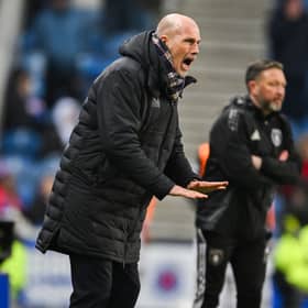 Rangers manager Philippe Clement during the Scottish Cup match defeat to Queen's Park at Ibrox on February 9. (Photo by Rob Casey / SNS Group)