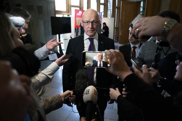 First Minister John Swinney