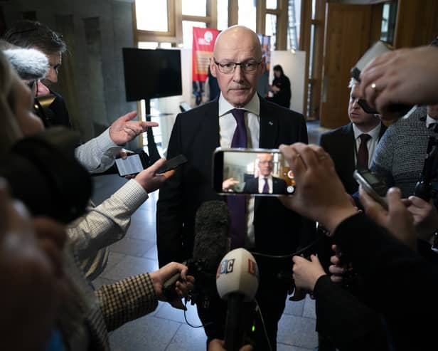 First Minister John Swinney