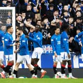 Rangers players look forlorn as St Mirren claim a historic 2-0 win at Ibrox. 