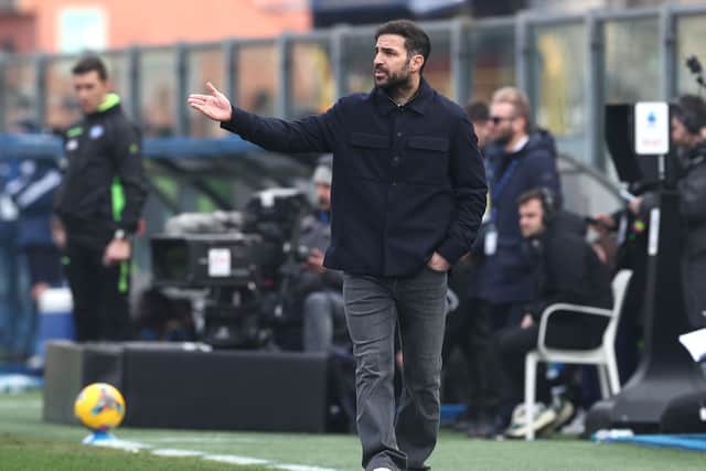 Como are managed by former Arsenal midfielder Cesc Fabregas.