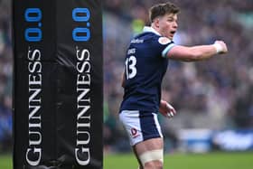 Huw Jones is now Scotland's equal highest try-scorer in the Six Nations.