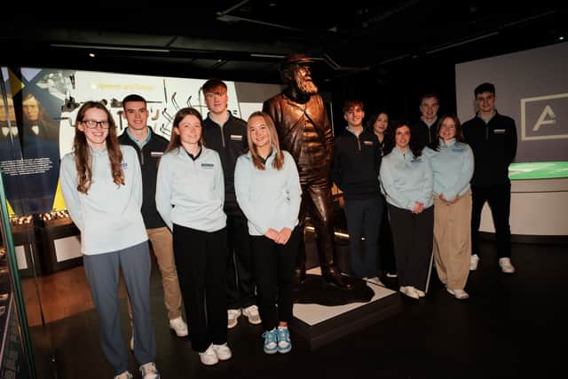 The eleven youngsters also paid a visit to The R&A World Golf Museum during their time in St Andrews